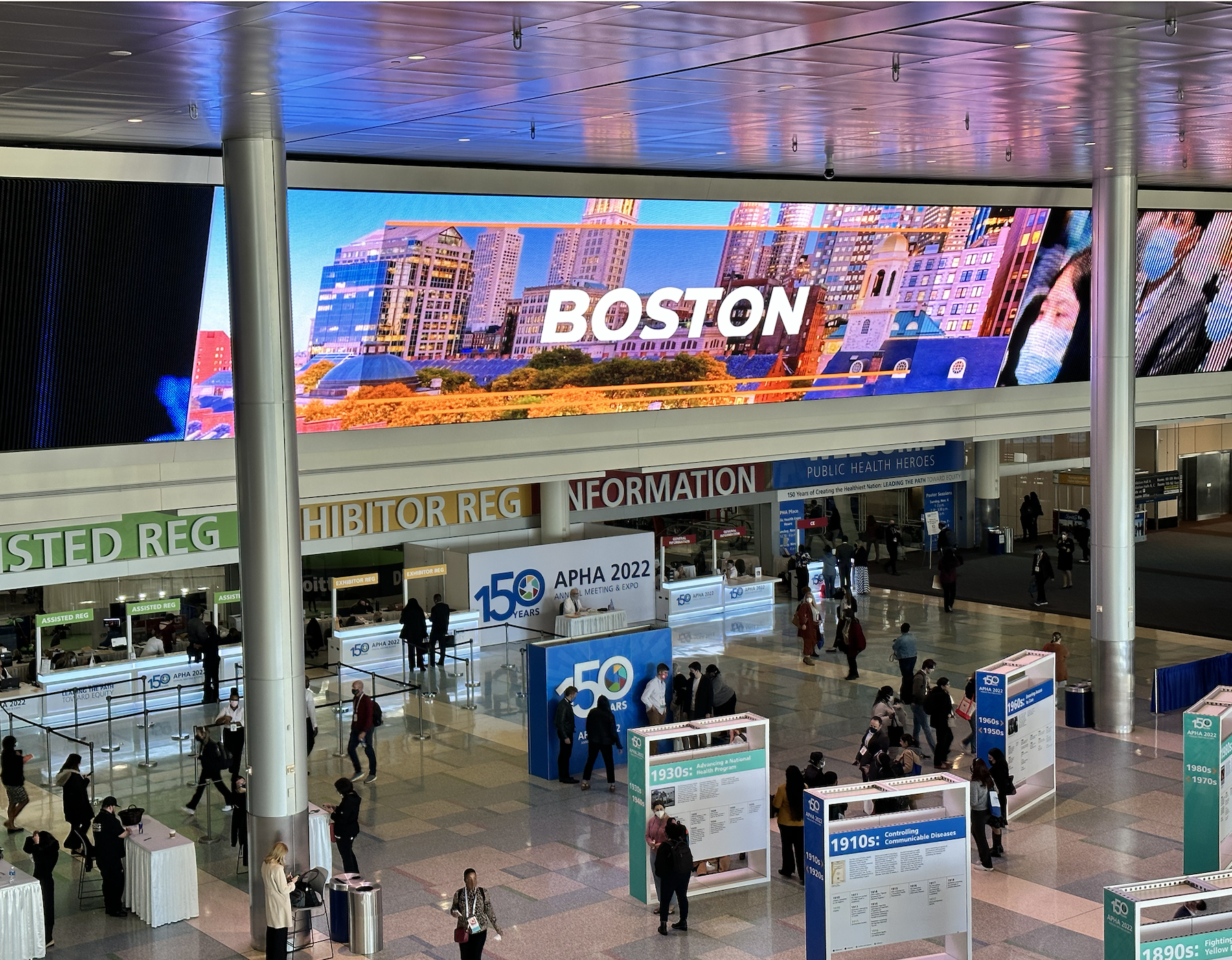An image of APHA conference in Boston