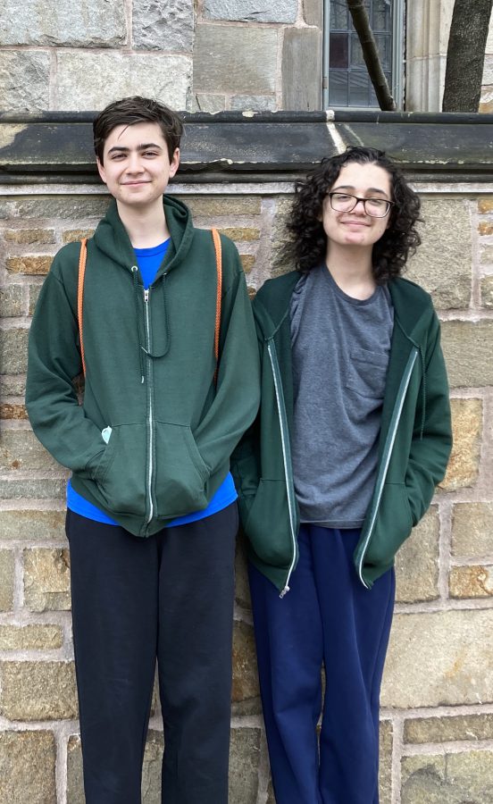 Swapna Abhyankar's two children.