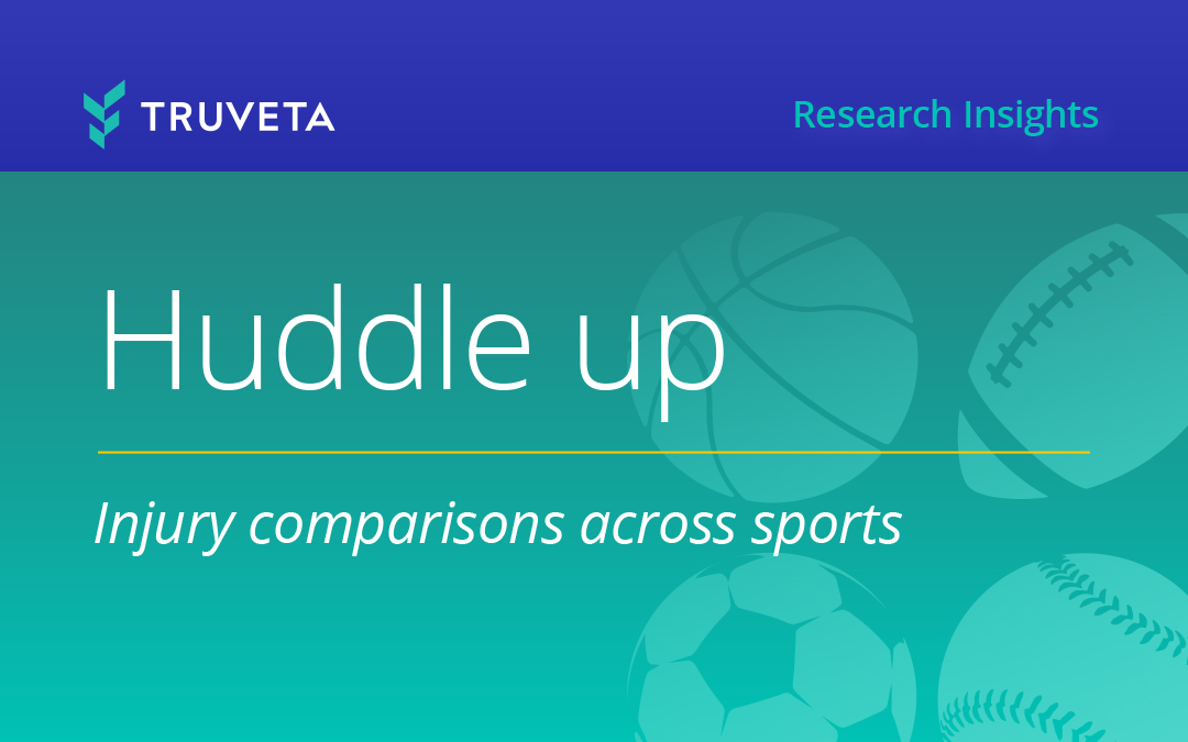 Huddle up: Injury comparisons across sports