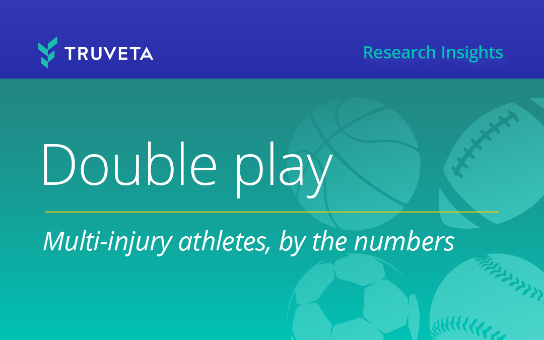 Double play: Multi-injury athletes, by the numbers