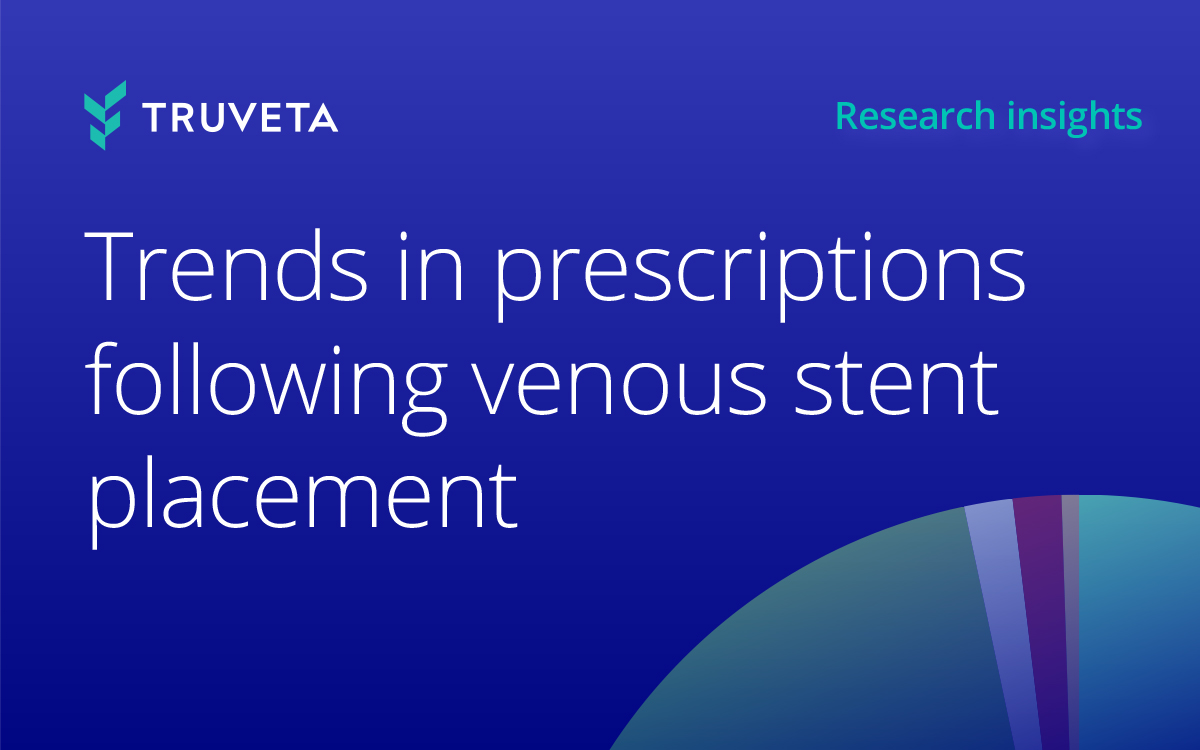 Prescription trends following venous stent placement