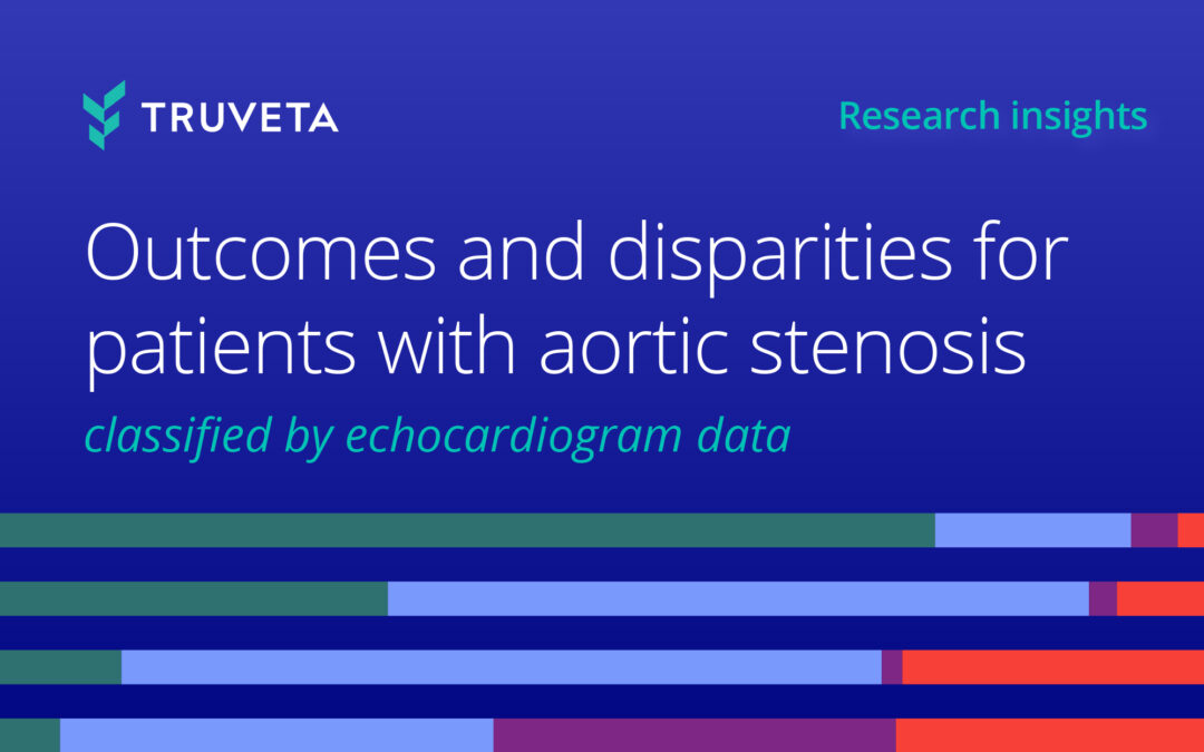 Outcomes and disparities for patients with aortic stenosis, classified by echocardiogram data