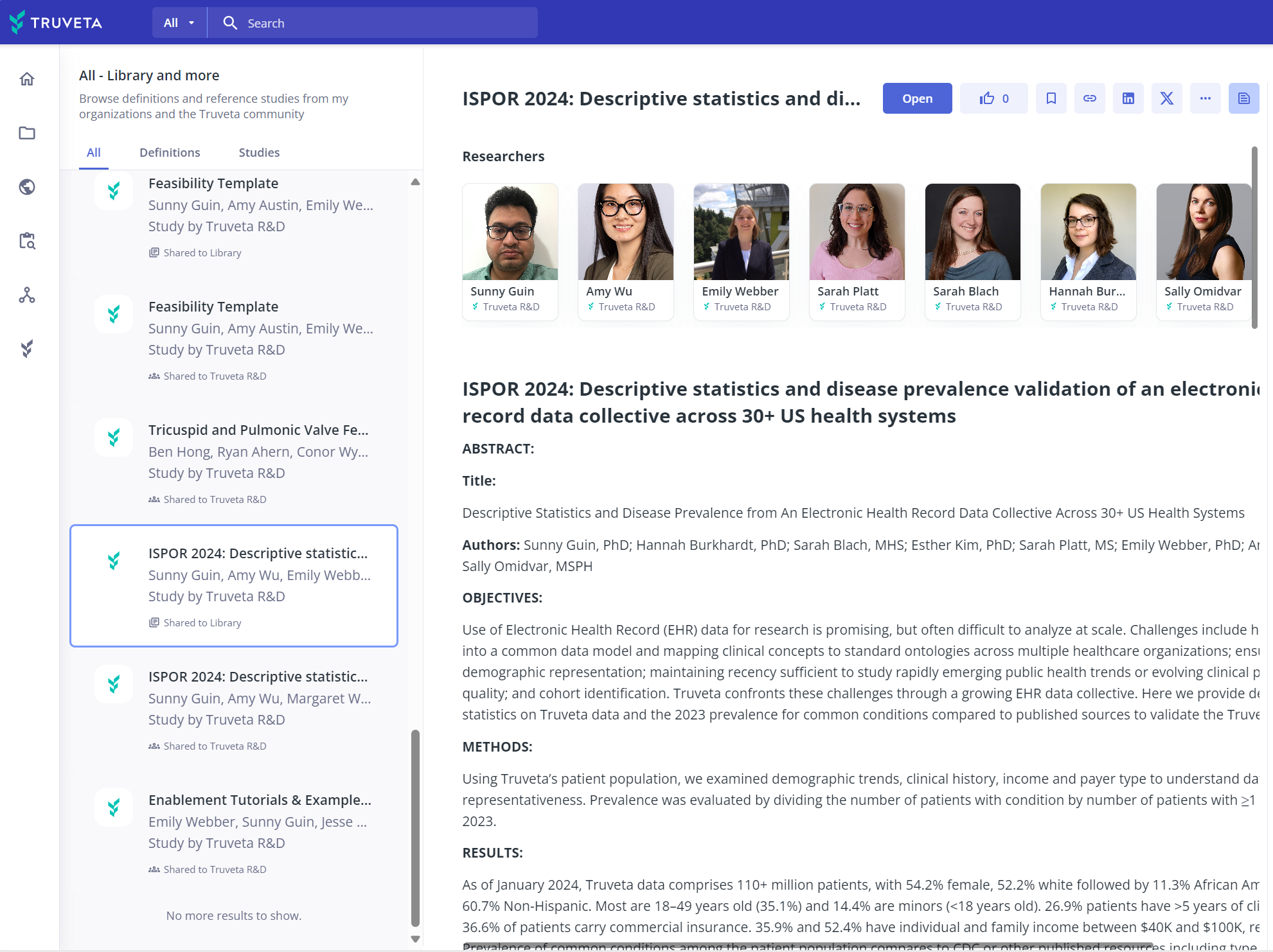 Research using echocardiography doppler with EHR data