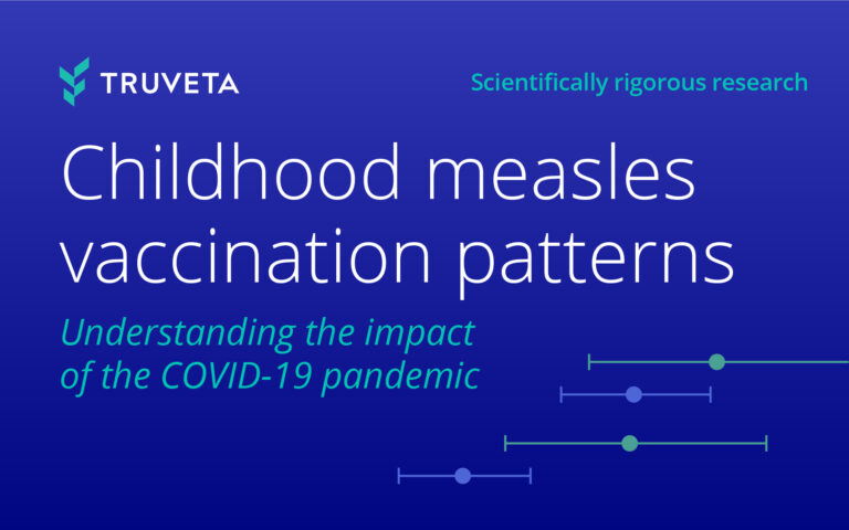 measles vaccination hesitancy pandemic impact MMR childhood vaccination RWD RWE EHR data