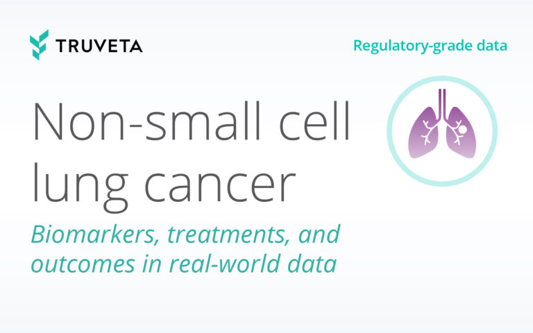 Truveta's real-world EHR data on non-small cell lung cancer NSCLC