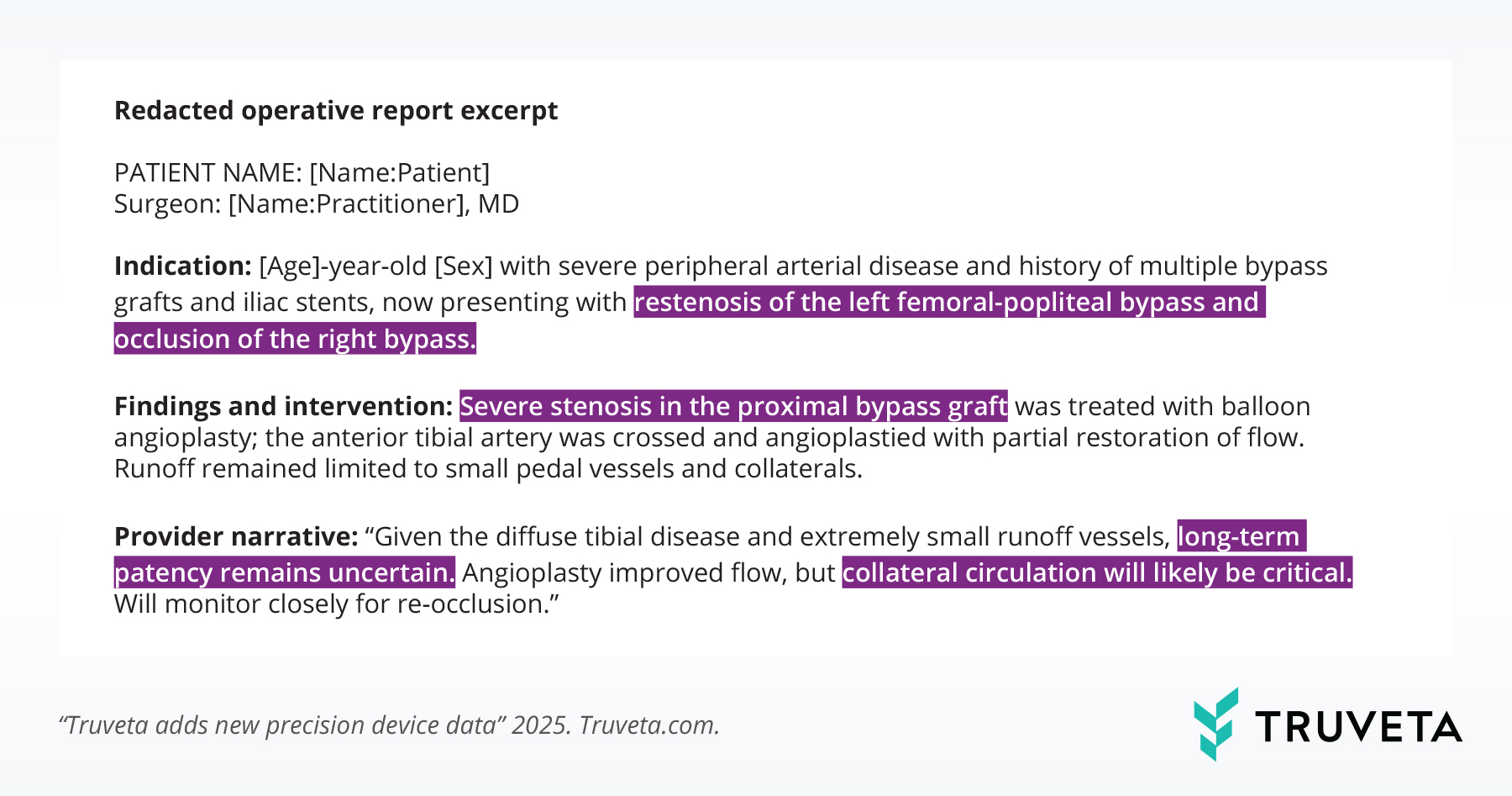 Device-Announcment-Redacted-Note RWD RWE medical device research safety effectiveness HEOR EHR chargemaster unique device identifier ADT ICU procedure logs