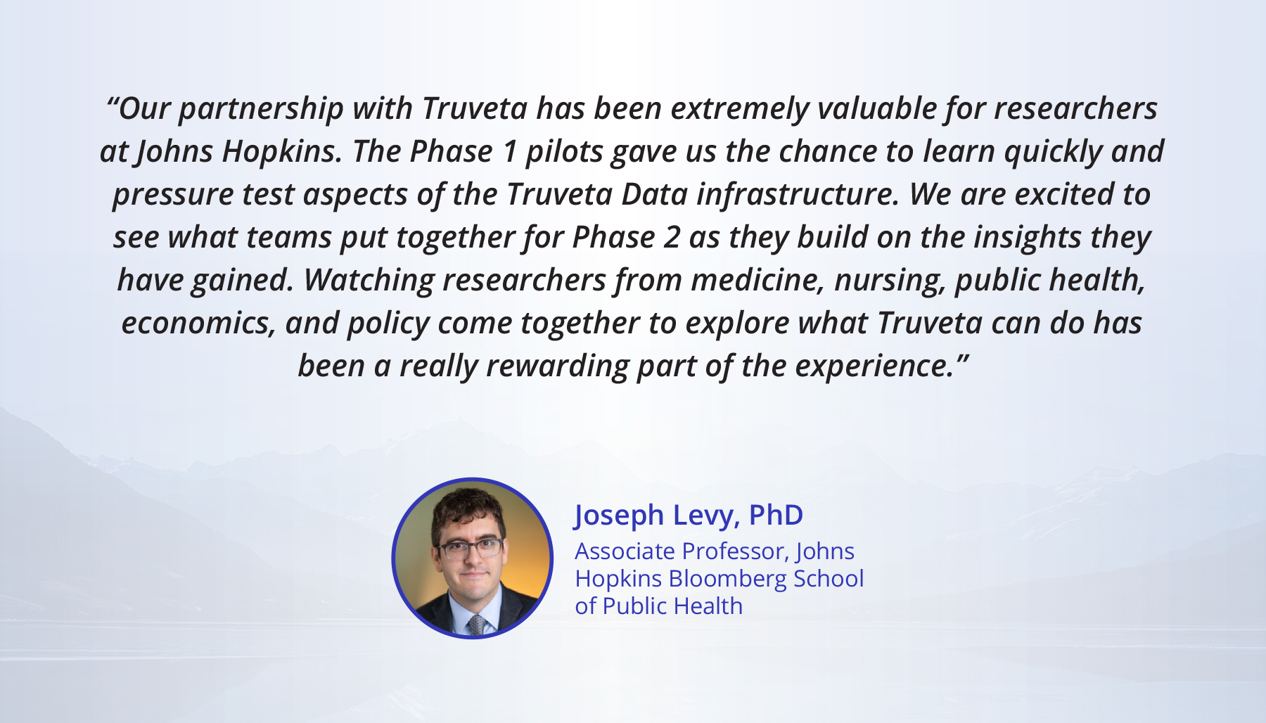 Johns-Hopkins-Research-Community-Quote Johns Hopkins creates Truveta Data community for researchers to study EHR real world data