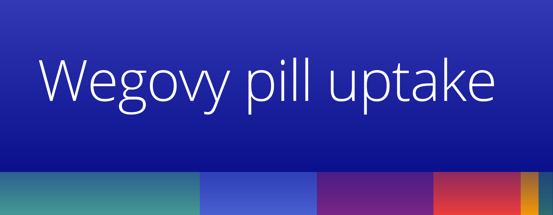 Early-uptake-of-oral-semaglutide-Hero Wegovy pill uptake following FDA approval – hero banner image for Truveta research on early adoption of oral semaglutide for obesity.