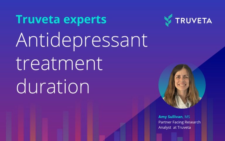 antidepressant treatment duration with Truveta's EHR data