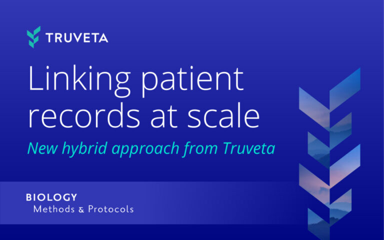 Linking patient records at scale with a hybrid approach combining contrastive learning and deterministic rules