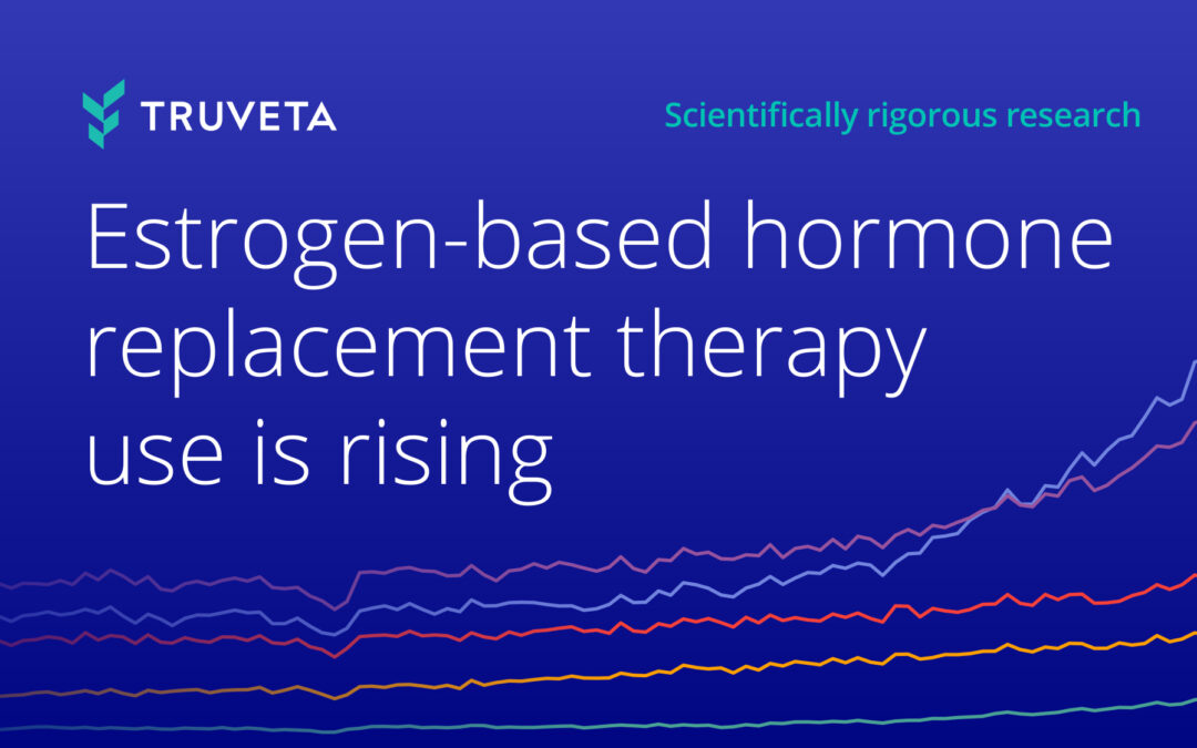 Estrogen-based hormone replacement therapy use is rising