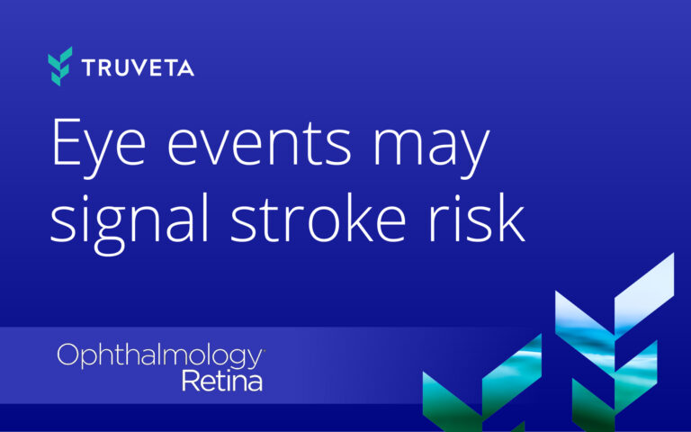 A study using Truveta Data found 22.8% of adults had ischemic stroke or TIA within one year of an ischemic ocular event, with risk highest on the same day.