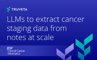 Truveta Language Model unlocks research-ready cancer staging data from millions of clinical notes