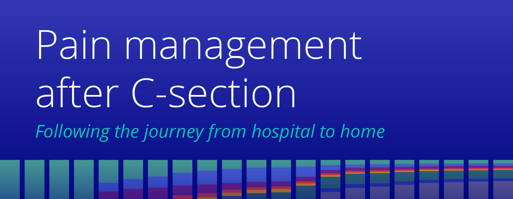 C-section pain management study hero image in Truveta branding.