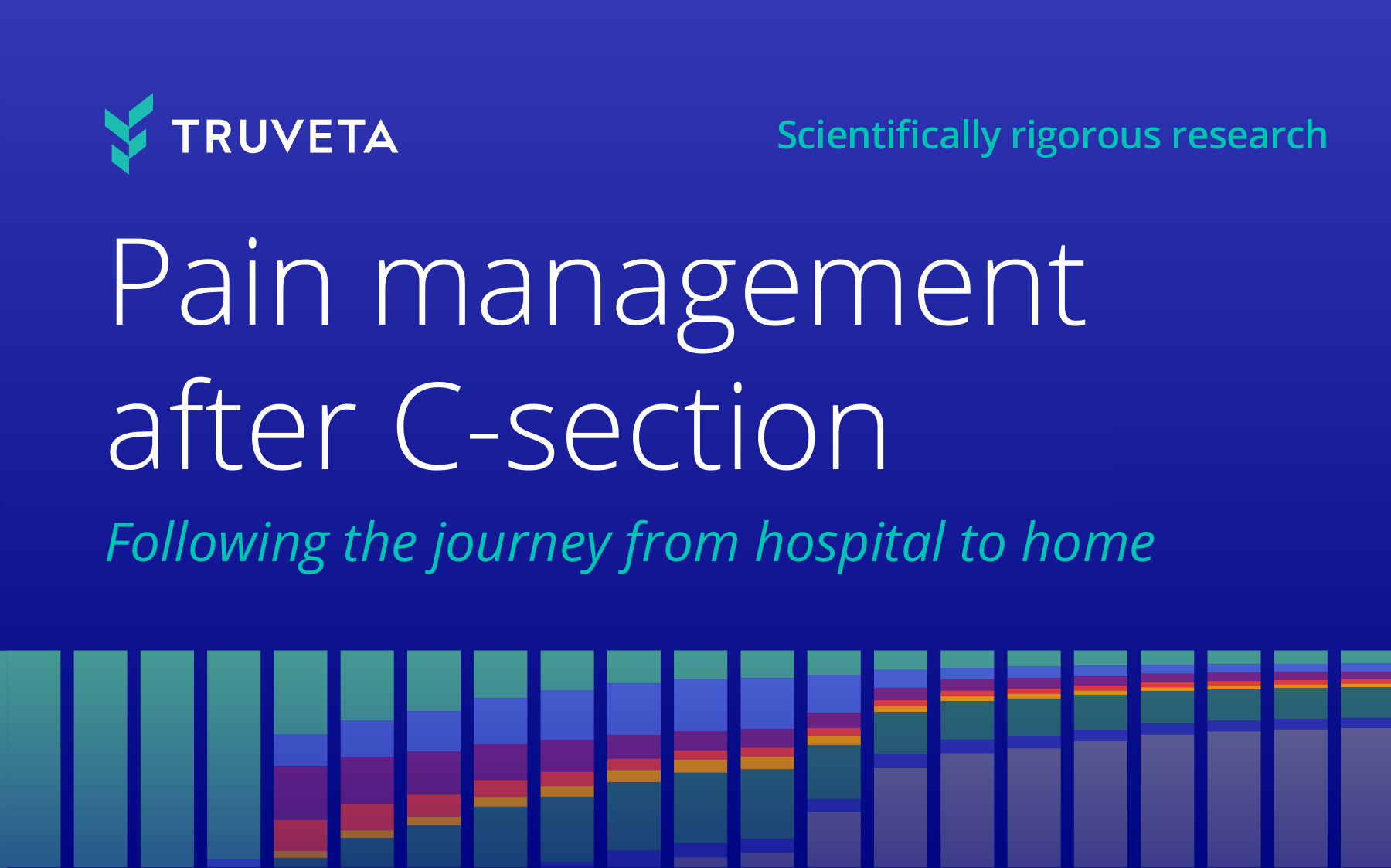 C-section pain management study thumbnail image in Truveta branding.