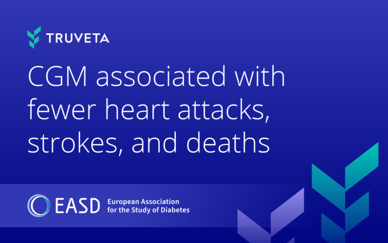 CGM use associated with fewer heart attacks, strokes, and deaths in RWD study using Truveta Data